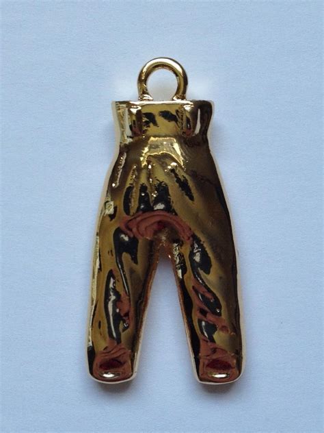 etsy gold pants replica charm|Replica gold pants pendant .